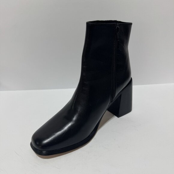 Andre Assous Womens Naia Chelsea Boot Black Leather Size 11 M - Picture 2 of 5